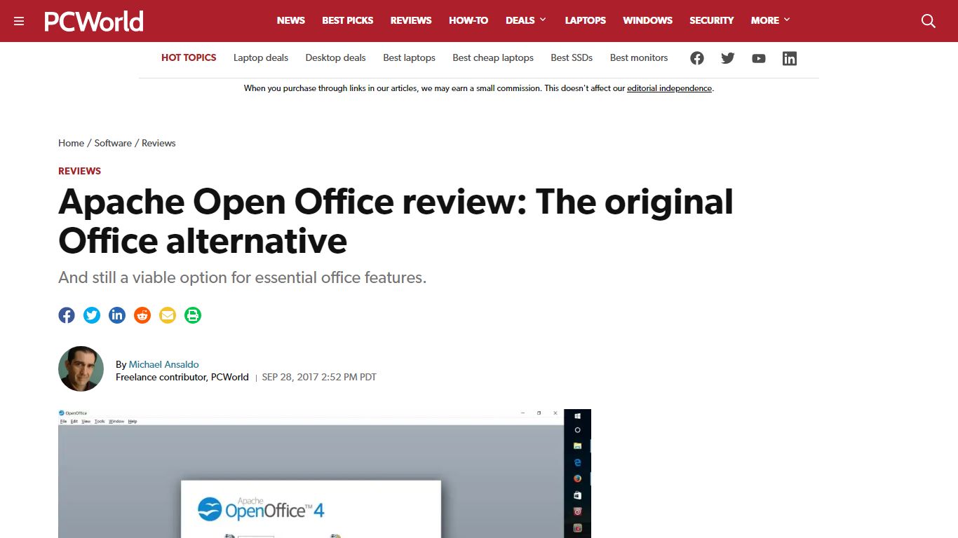 Apache Open Office review: The original Office alternative